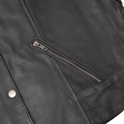 BSM2517 Women's Vest with Grommet and Lacing Accents