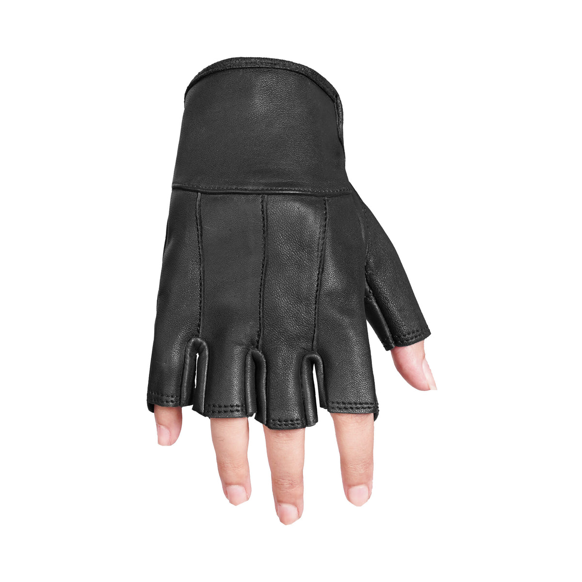 BSM3327 Women's Tough Deer Skin Fingerless Glove