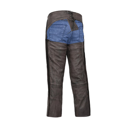 BSM4588 Unisex Four Pockets Insulated Chaps with Stretchable Inner Thigh