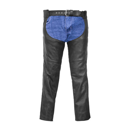 BSM3117 Tall Classic Leather Chaps with Jeans Pockets
