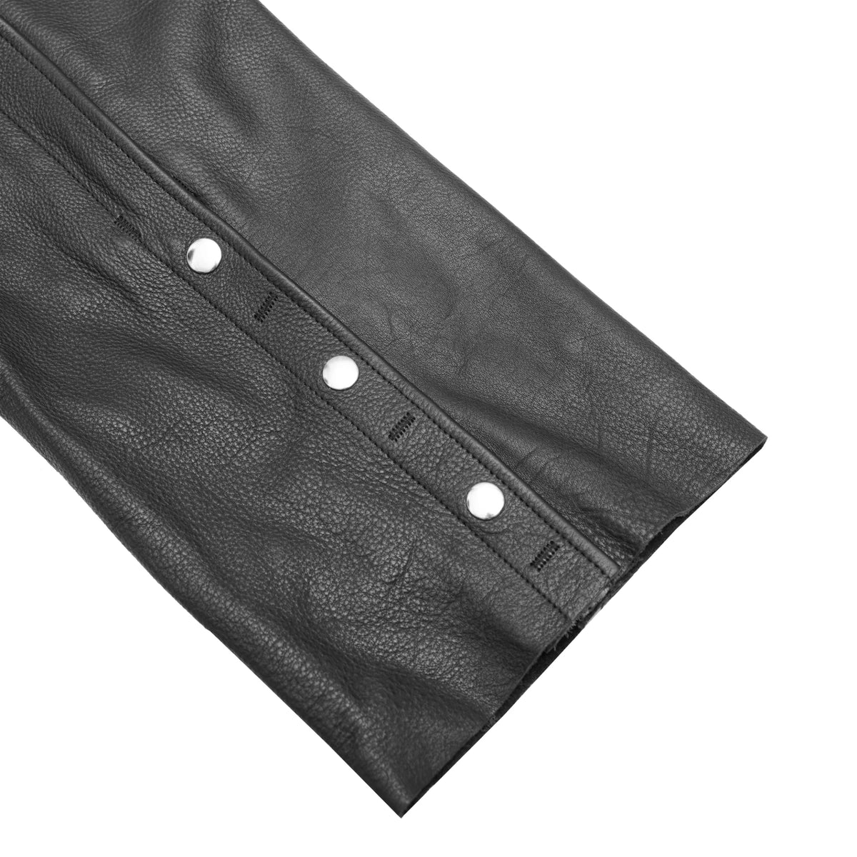 BSM3117 Tall Classic Leather Chaps with Jeans Pockets