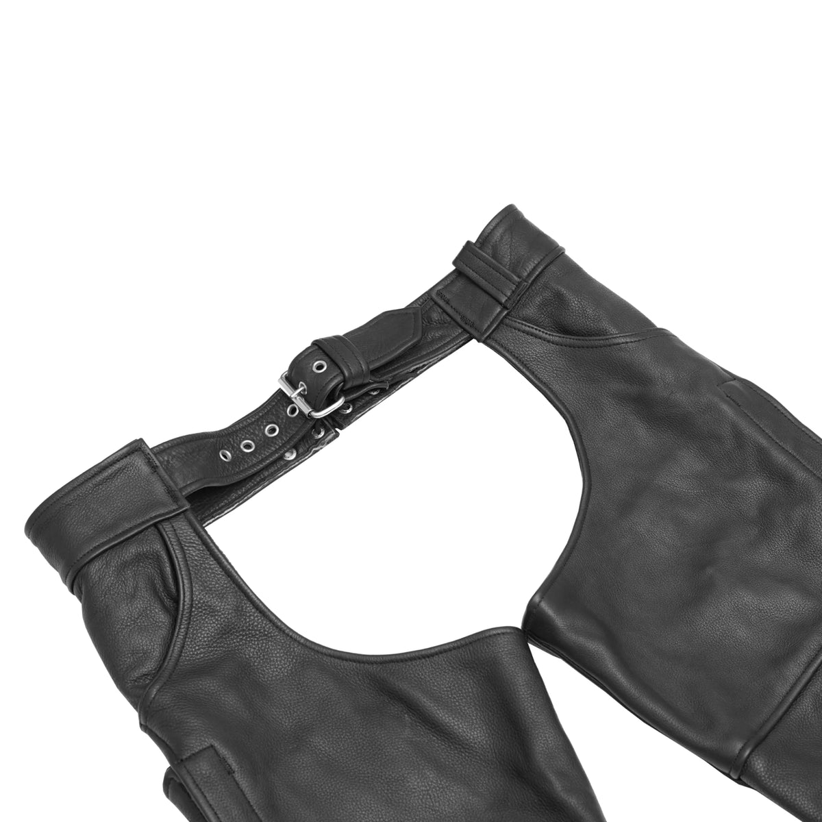 BSM3117 Tall Classic Leather Chaps with Jeans Pockets