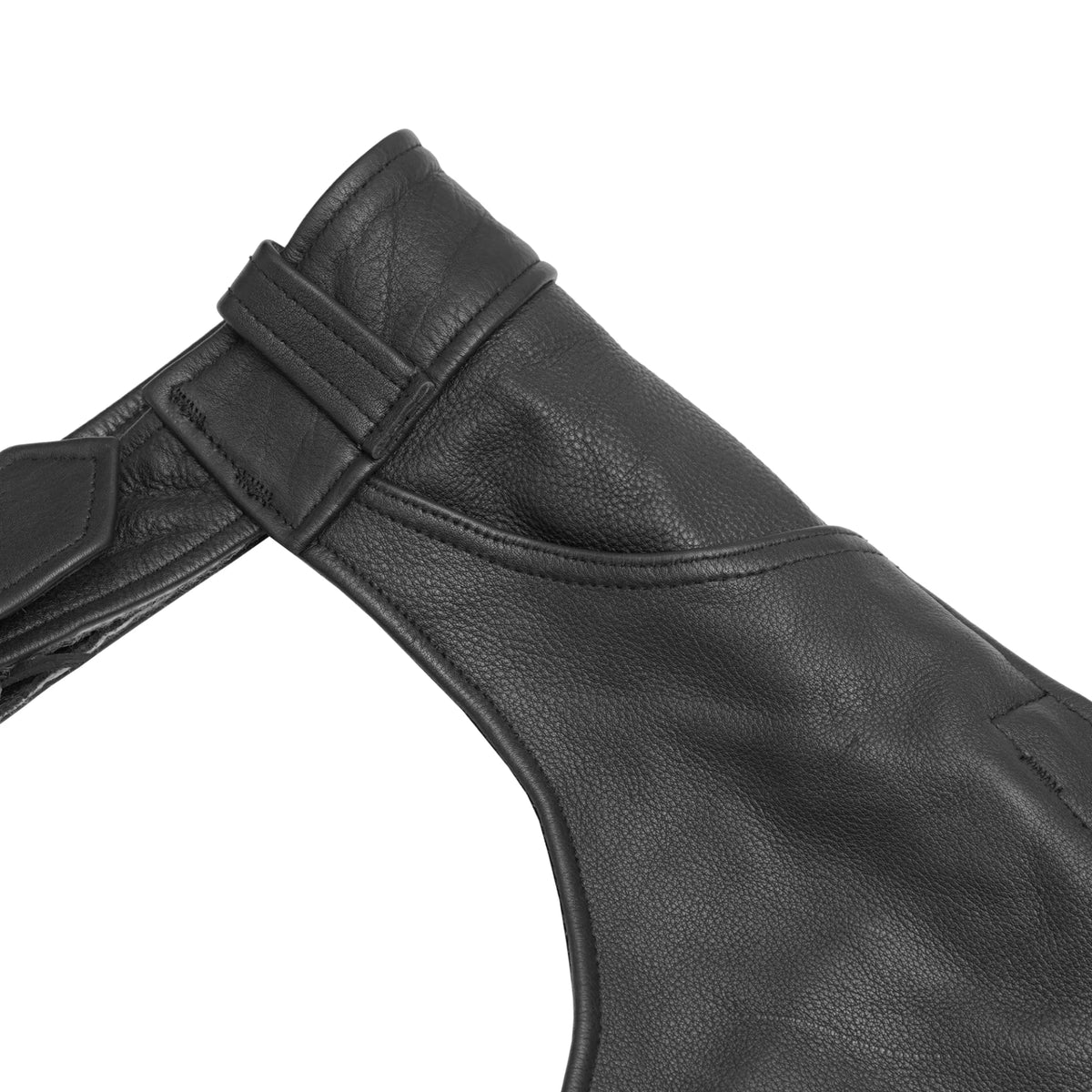 BSM3117 Tall Classic Leather Chaps with Jeans Pockets