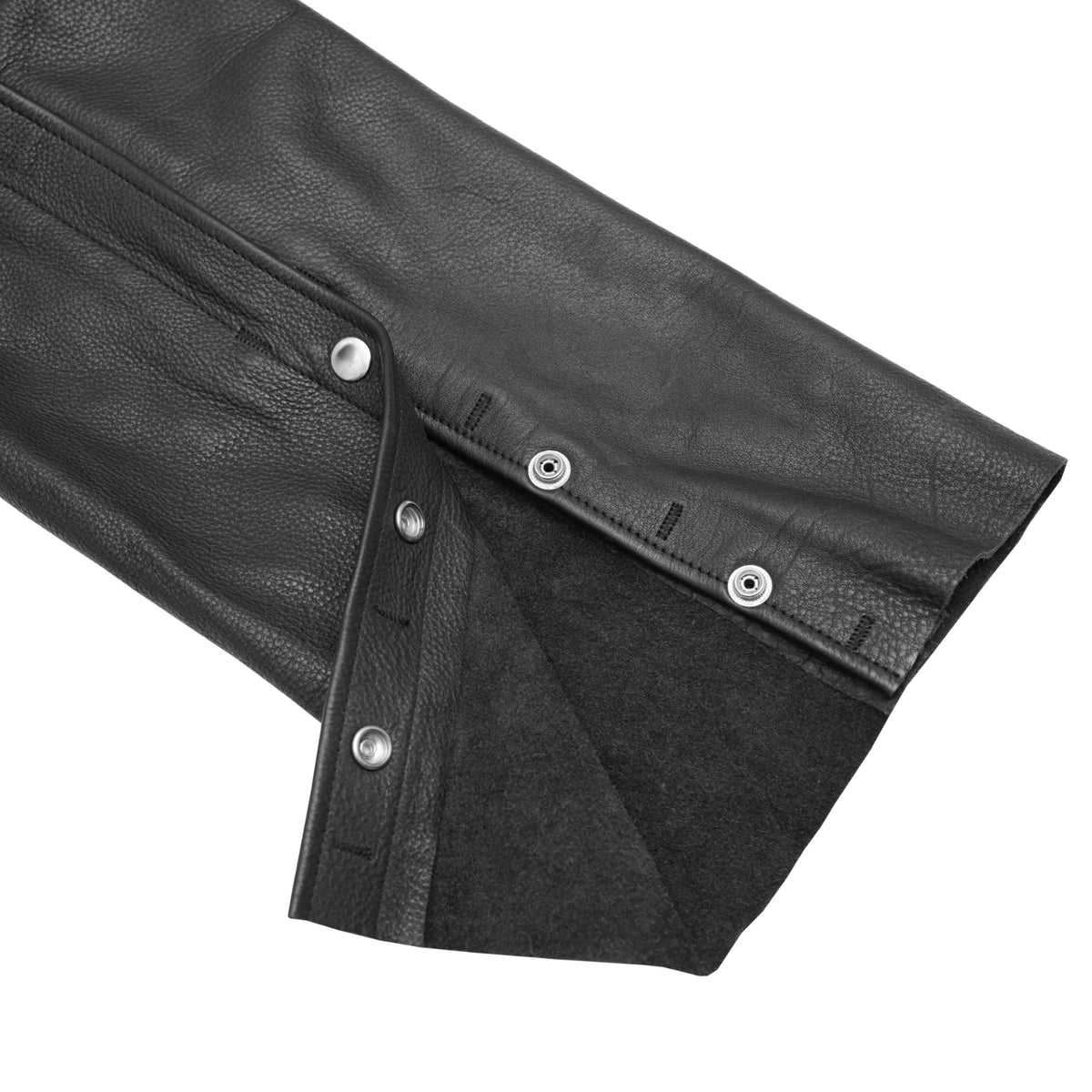 BSM3117 Tall Classic Leather Chaps with Jeans Pockets