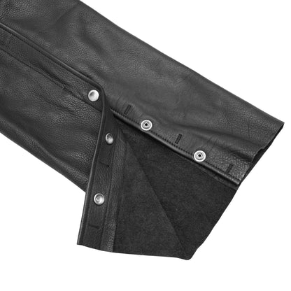 BSM3117 Tall Classic Leather Chaps with Jeans Pockets