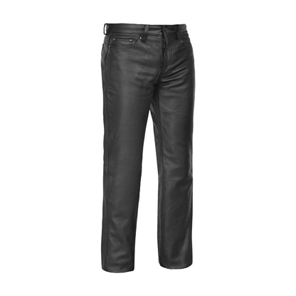 BSM5052 Onedrive Men's Black leather motorcycle pants