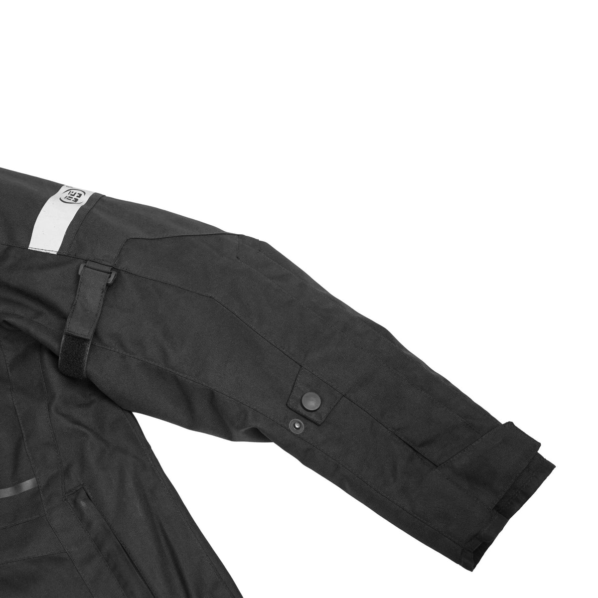 BSM1164 Flight Wings - Black Textile Motorcycle Jacket for Men