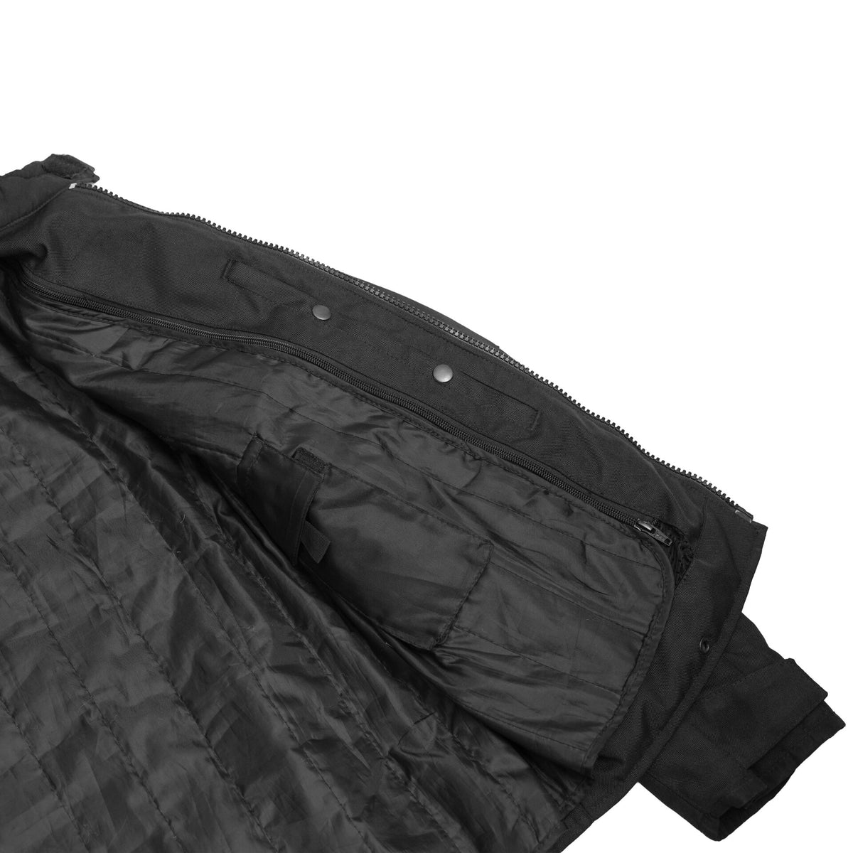 BSM1164 Flight Wings - Black Textile Motorcycle Jacket for Men