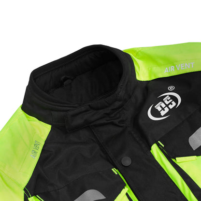 BSM1166 Advance Touring Textile Motorcycle Jacket for Men – Hi-Vis