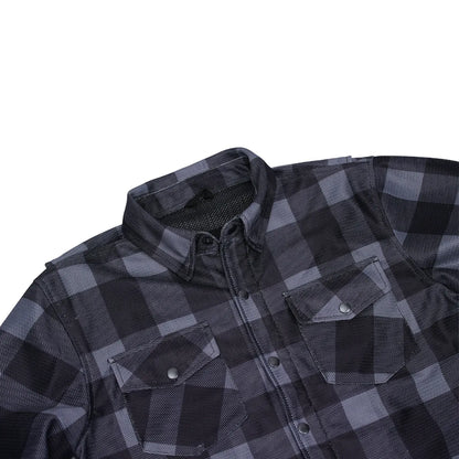 Jalisco Men’s Mesh Flannel Riding Shirt
