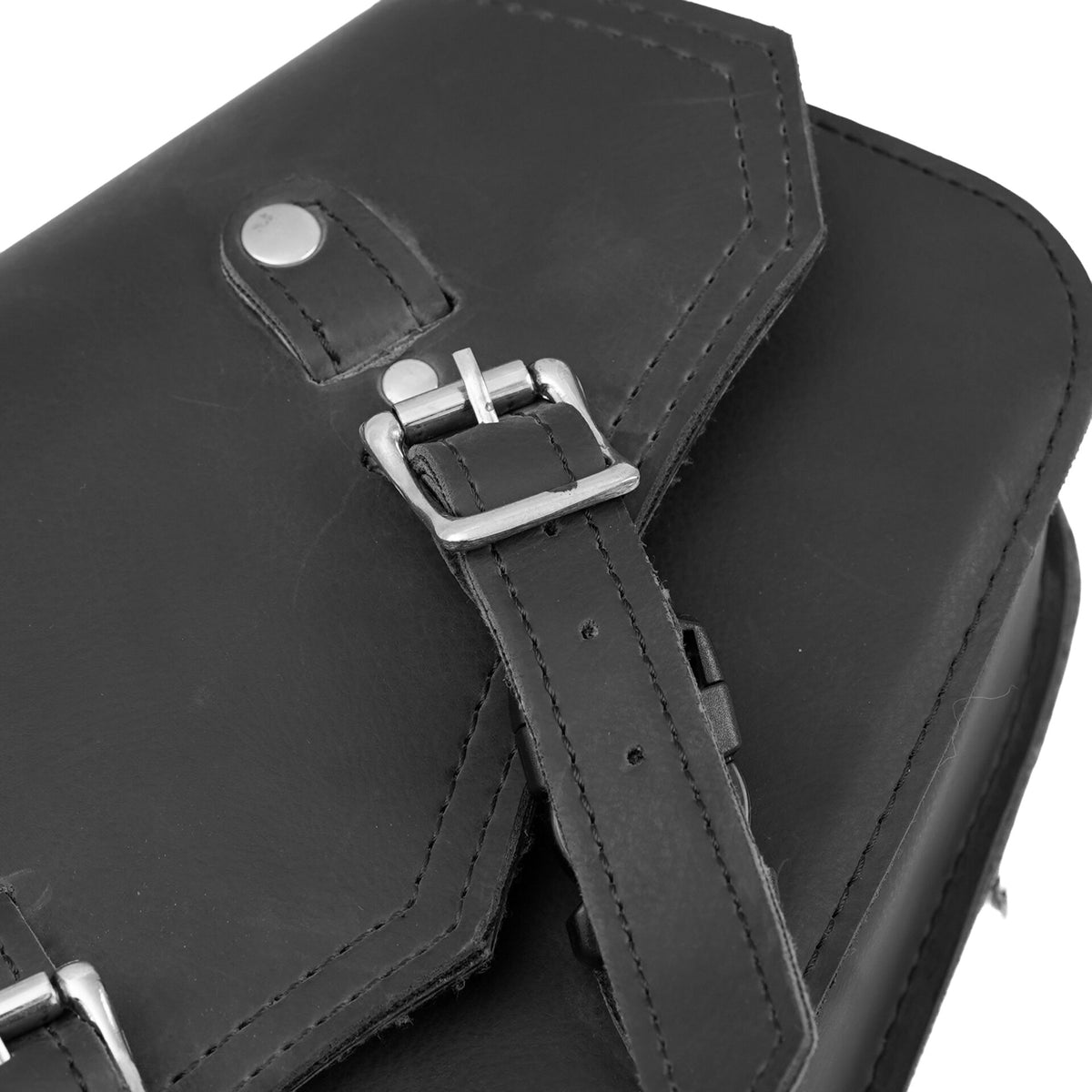 BSM4547 LEFT SIDE SYNTHETIC LEATHER SWING ARM BAG W/BOTTLE HOLDER