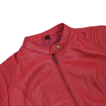 BSM2123 Cabernet - Women's Fashion Leather Jacket