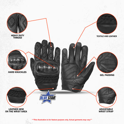 RaceTek Men's motorcycle gloves