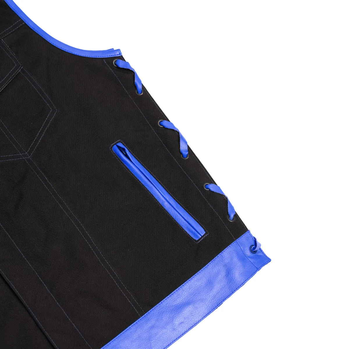 Blue Reaper Men’s Textile Motorcycle Vest