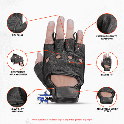 BSM3332 Premium Fingerless Glove