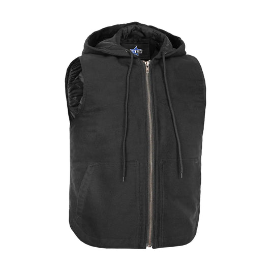 BSM00670 Firebound Men’s Canvas Motorcycle Vest