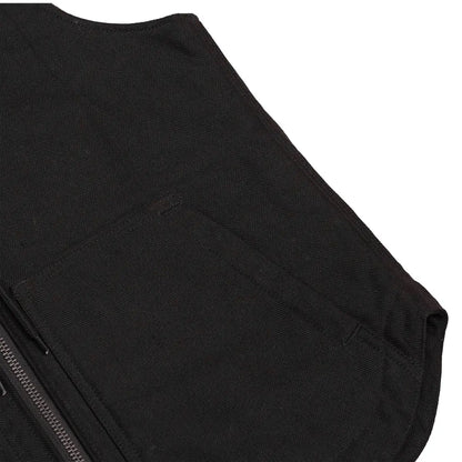 BSM00670 Firebound Men’s Canvas Motorcycle Vest