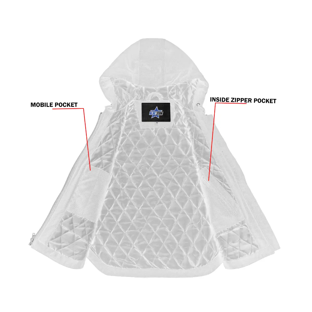 BSM00670 Firebound Men’s Canvas Motorcycle Vest