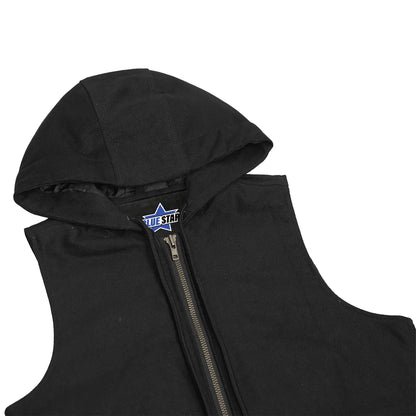 BSM00670 Firebound Men’s Canvas Motorcycle Vest
