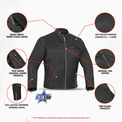 BSM1132 Men's Sporty Cruiser Jacket