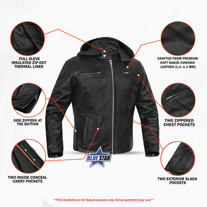 BSM1120 Men's Sporty Cruiser Jacket