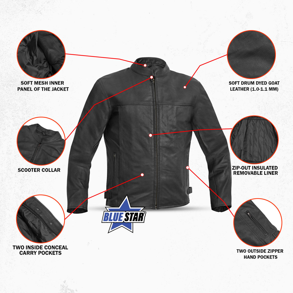 BSM1124 Men's Scooter Jacket