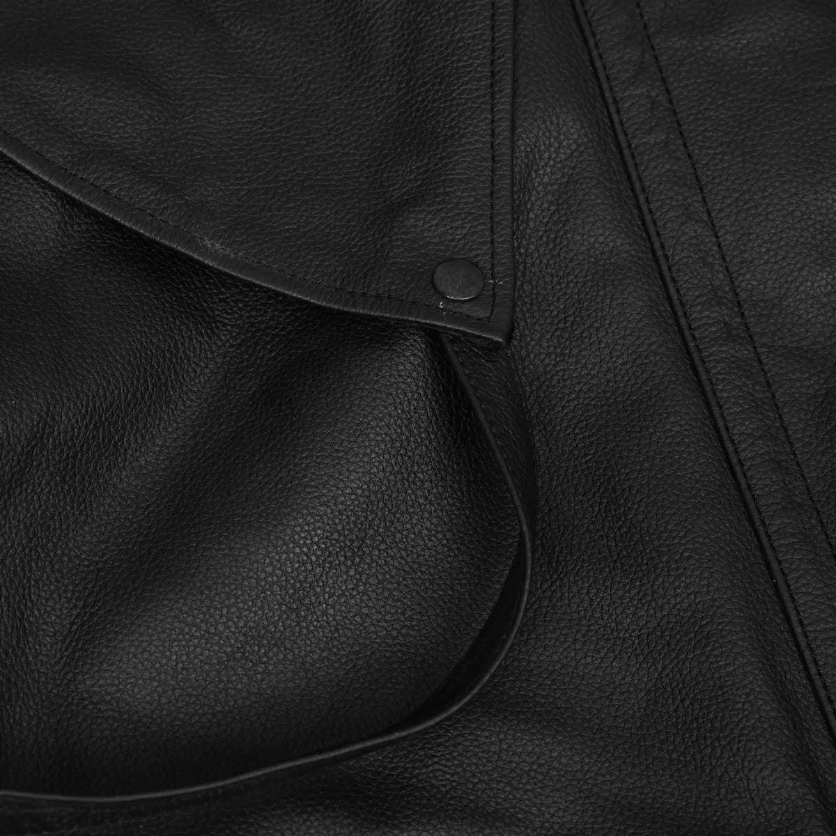 BSM00727 Notch Men’s Long Motorcycle Coat