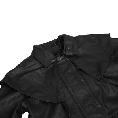 BSM00727 Notch Men’s Long Motorcycle Coat
