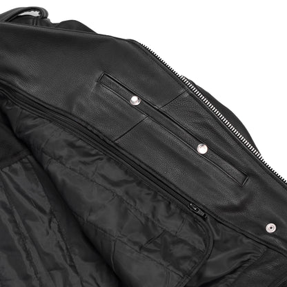 BSM1101 Men's Premium Classic Plain Side Police Style Jacket