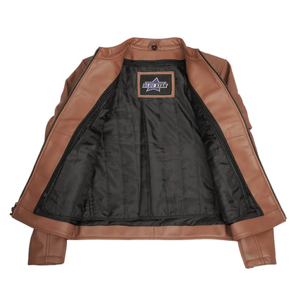 Dominator Men’s Leather Motorcycle Jacket