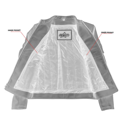Dominator Men’s Leather Motorcycle Jacket