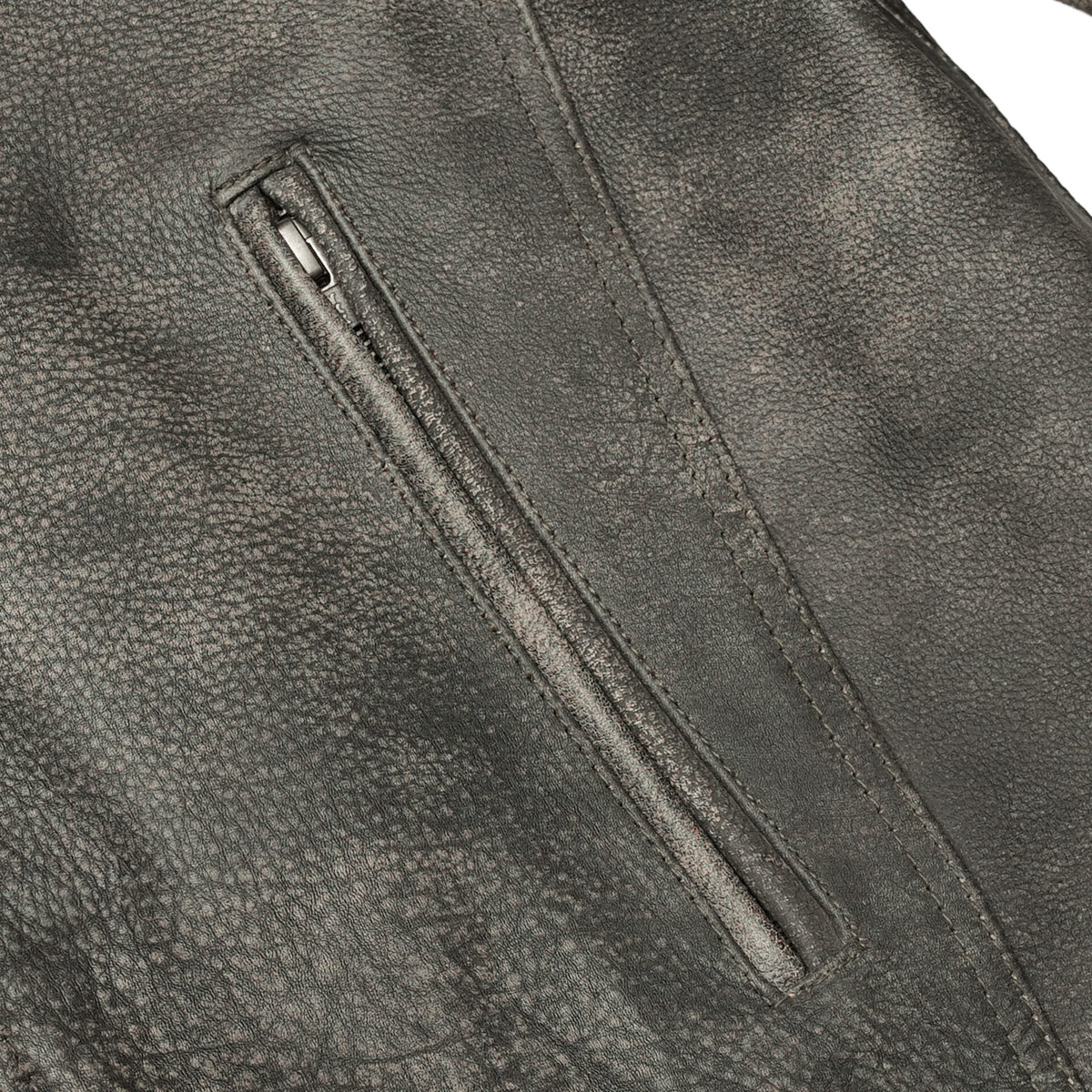 BSM1126 Men's Antique Brown Cruiser Jacket