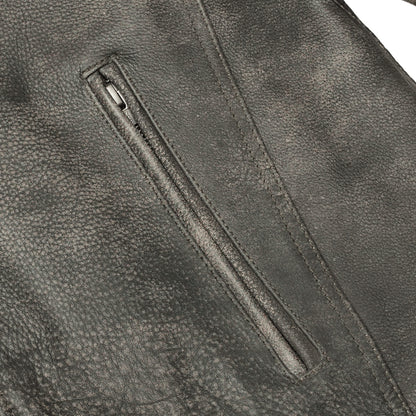 BSM1126 Men's Antique Brown Cruiser Jacket