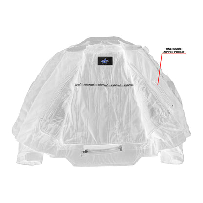 BSM1112 Men's Mesh/ Leather Padded Jacket