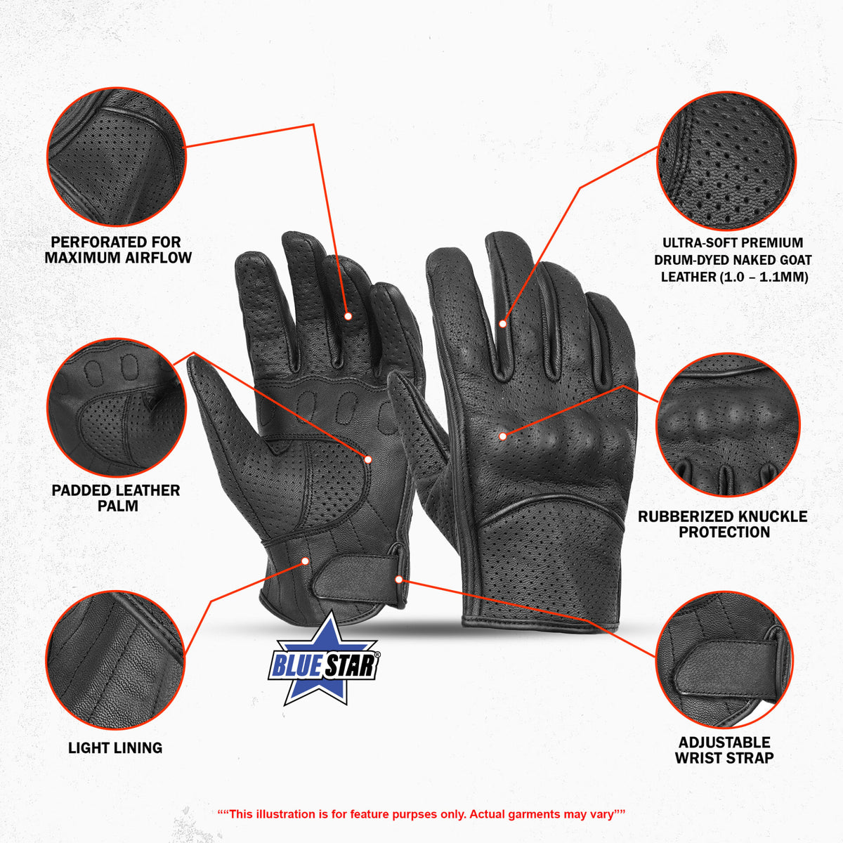 BSM3309 Perforated Sporty Glove