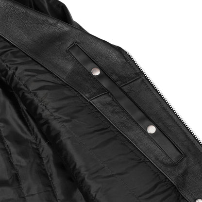 BSM1121 Motorcycle Armored Classic Biker Leather Jacket
