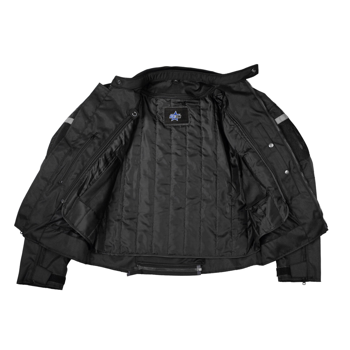 BSM1162 MEN'S RACER MESH JACKET – BLACK