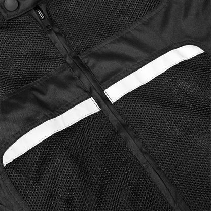 BSM1162 MEN'S RACER MESH JACKET – BLACK