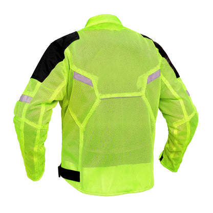 BSM1137 MEN'S PERFORMANCE MESH JACKET – HIGH VIS