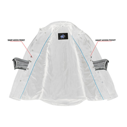 BSM1136 Men's Premium Lightweight Leather Shirt