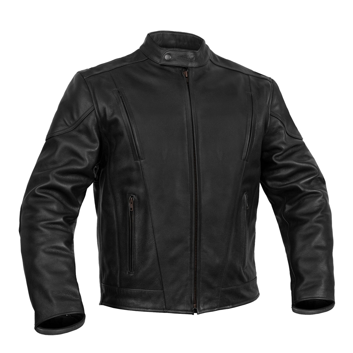 BSM1118 Men's Vented M/C Jacket w/ Plain Sides