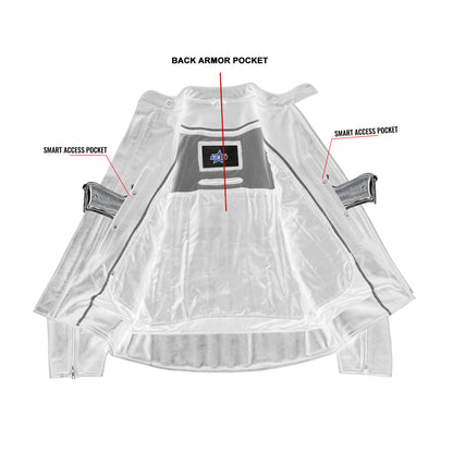 BSM1118 Men's Vented M/C Jacket w/ Plain Sides