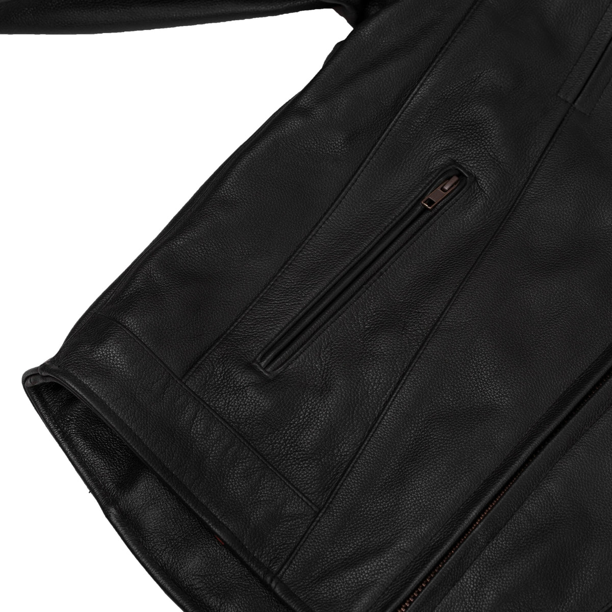 BSM1118 Men's Vented M/C Jacket w/ Plain Sides