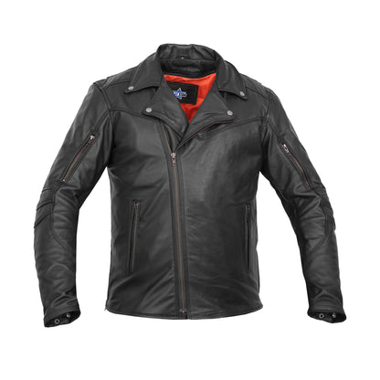 BSM1135 Men's Modern Longer Beltless Biker Jacket