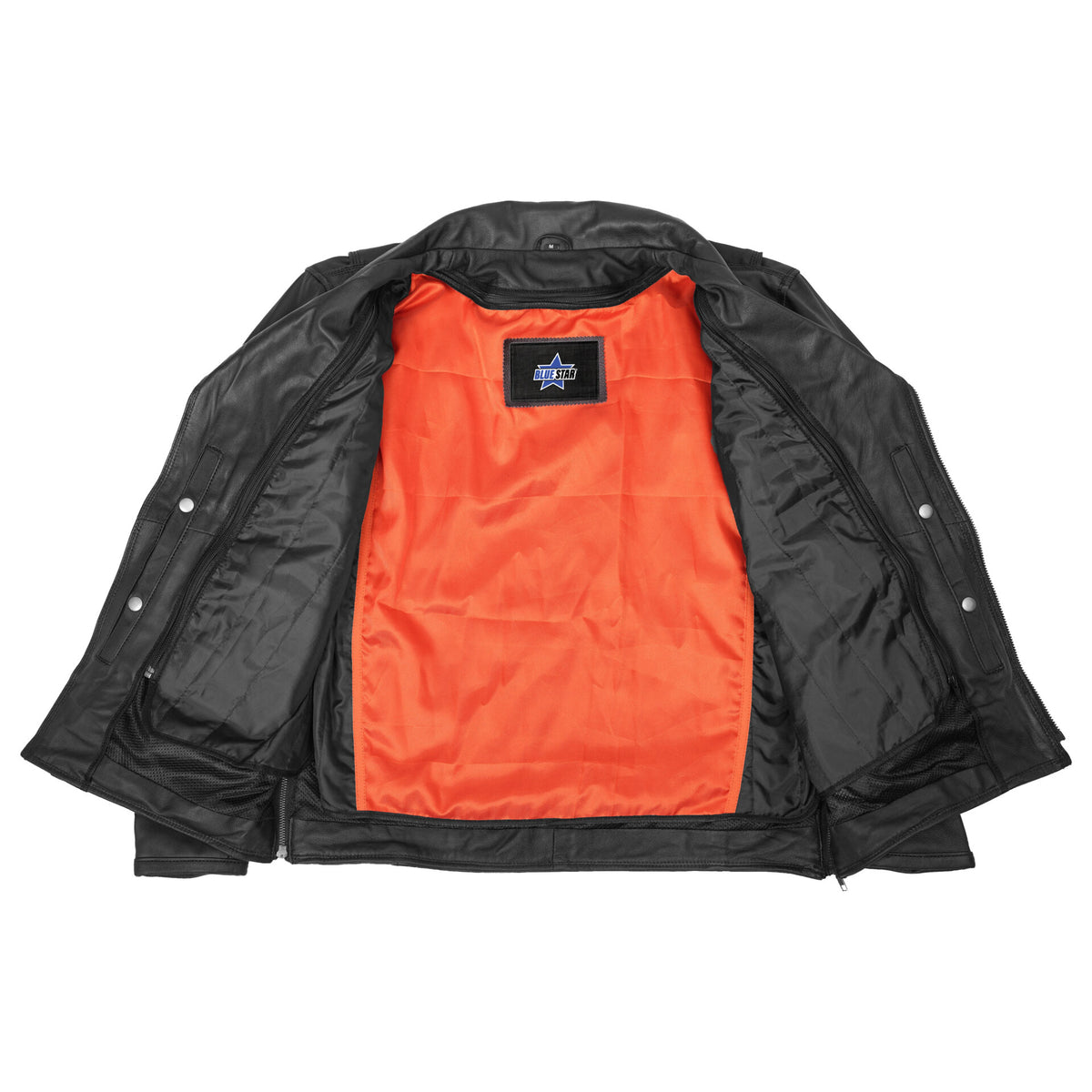 BSM1135 Men's Modern Longer Beltless Biker Jacket