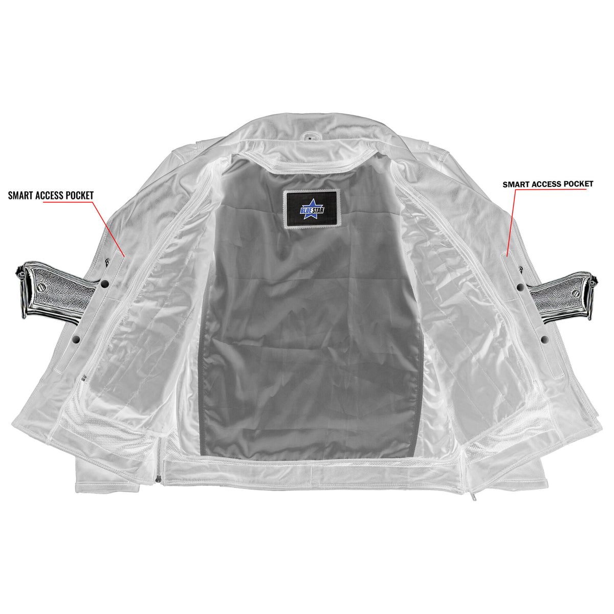 BSM1135 Men's Modern Longer Beltless Biker Jacket