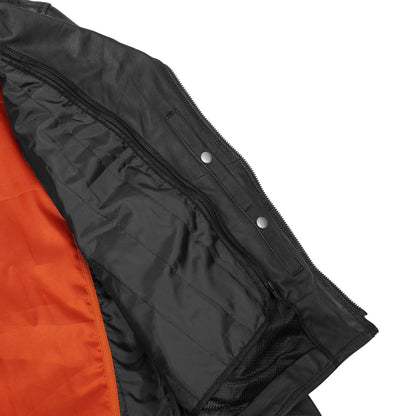 BSM1135 Men's Modern Longer Beltless Biker Jacket