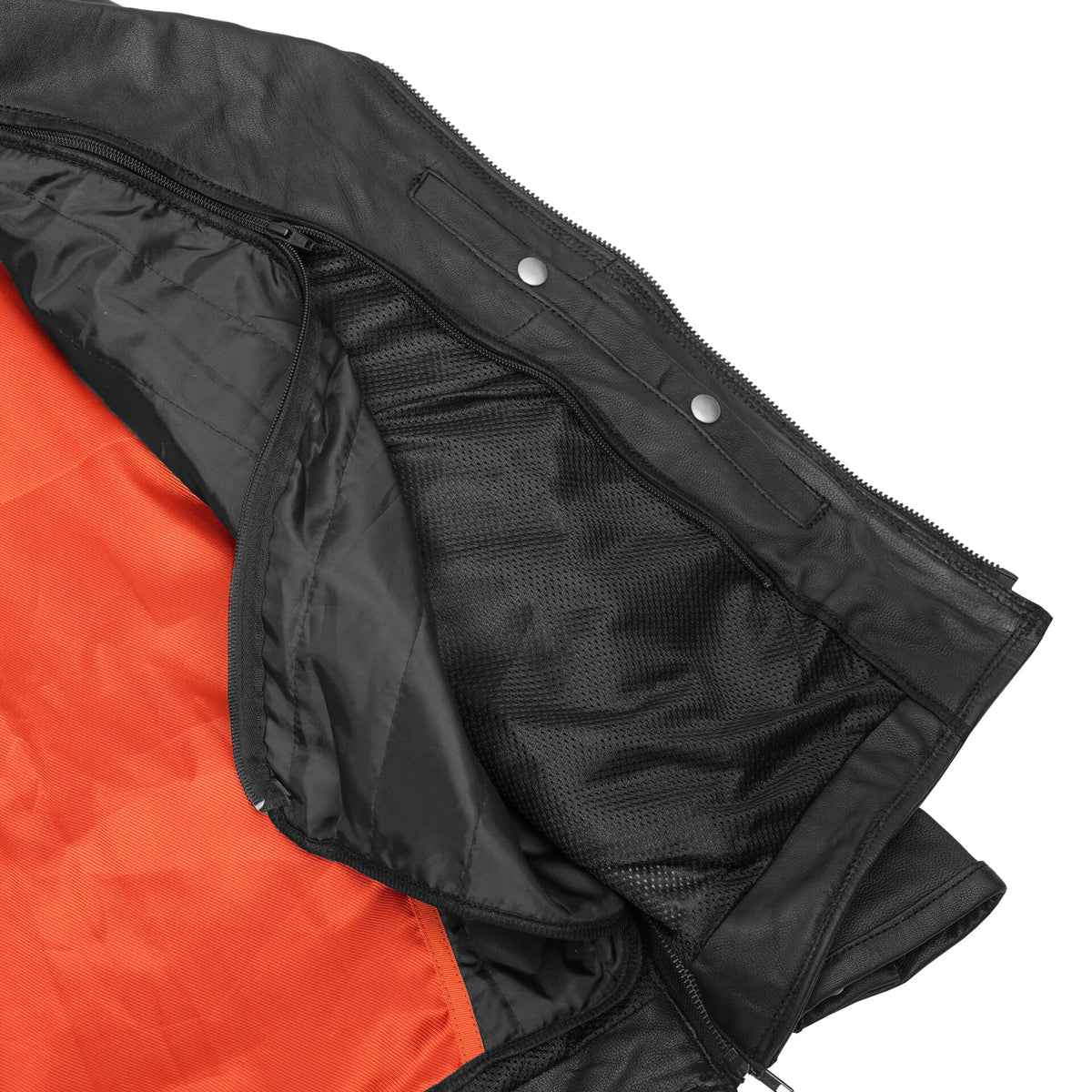 BSM1135 Men's Modern Longer Beltless Biker Jacket