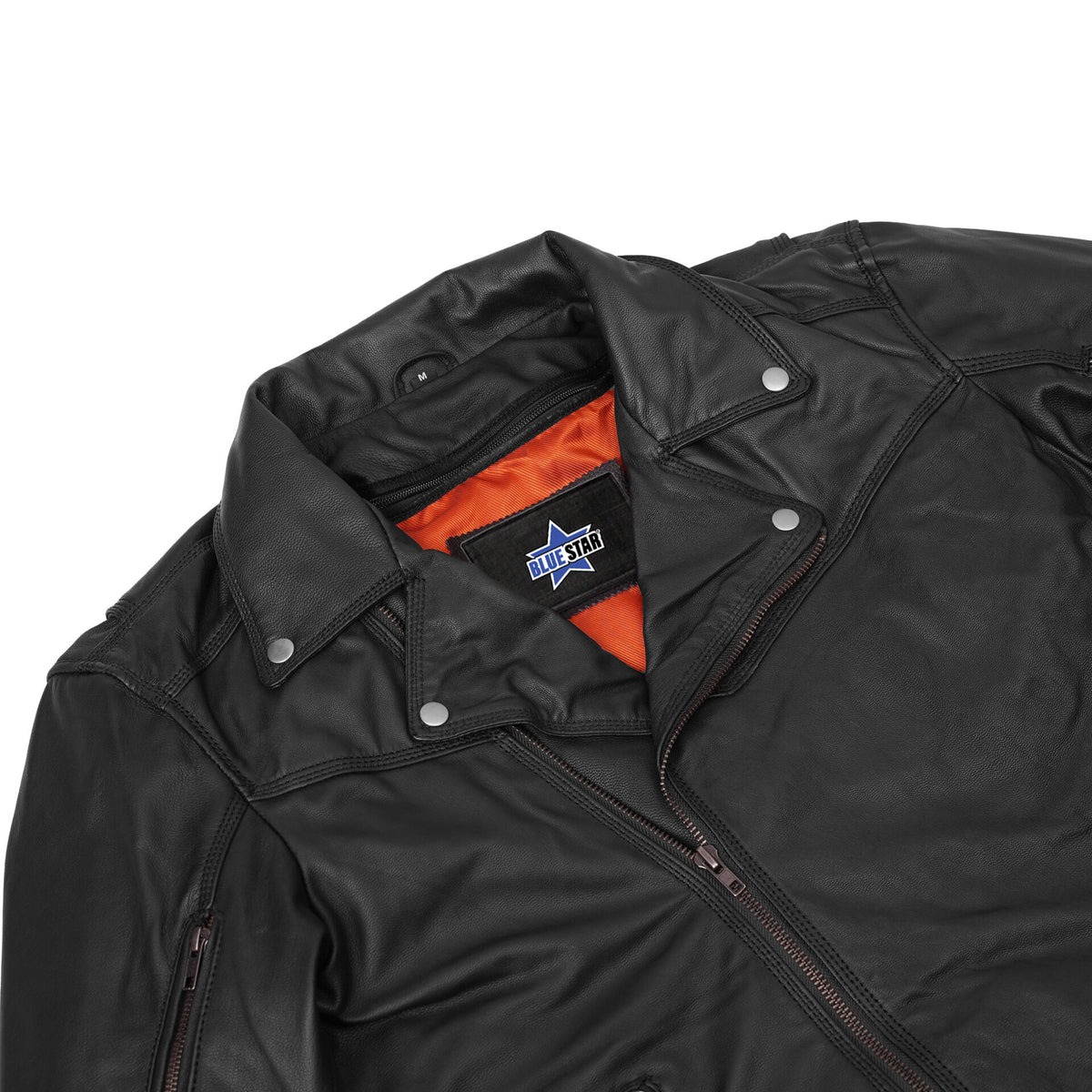BSM1135 Men's Modern Longer Beltless Biker Jacket