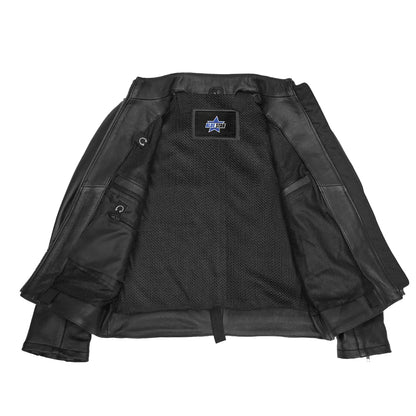 BSM00801 Roviana Women’s Leather Motorcycle Jacket